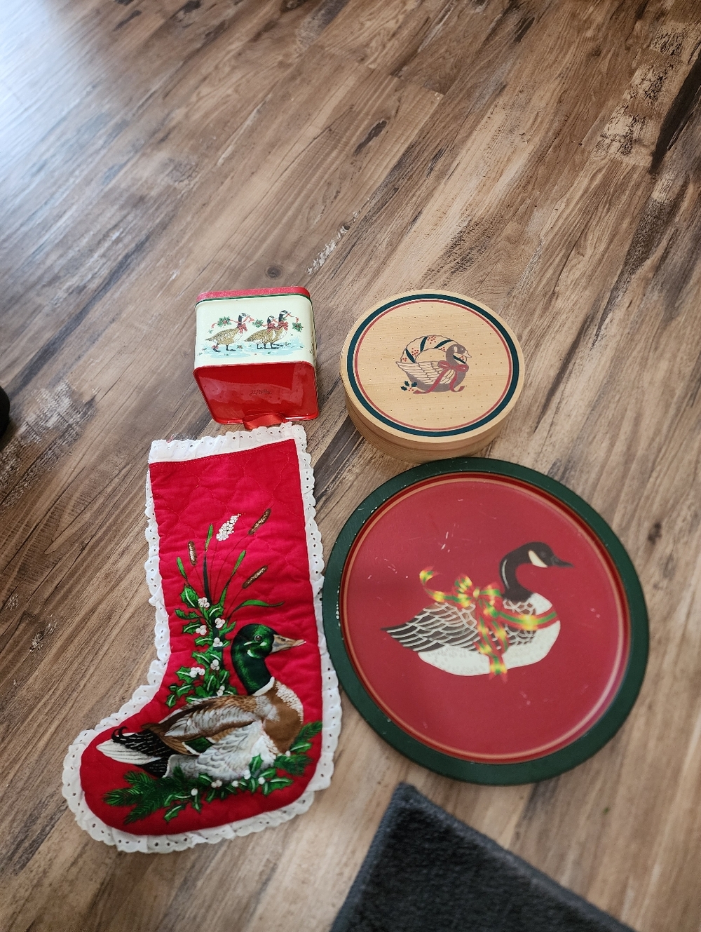 Canadian Goose And Duck Christmas Decor